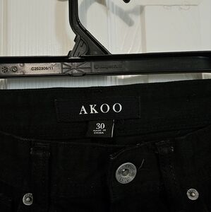 AKOO Black Denim Jeans